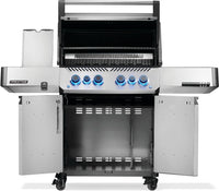 Napoleon Prestige 500 RSIB Freestanding Gas Grill with Infrared Side & Rear Burners - Stainless Steel