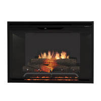 Dimplex Revillusion 36" Built-In Electric Firebox (next-gen REV) - Model REV36 — Black interior finish