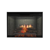 Dimplex Revillusion 36" Built-In Electric Firebox (next-gen REV) - Model REV36 — Neutral Brick interior finish