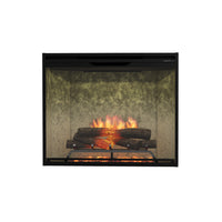 Dimplex Revillusion Portrait 36" Built-In Electric Firebox (next-gen REV) - Model REV36P — Weathered Concrete interior finish