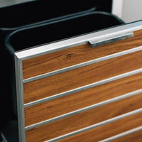 Summerset Madera 40" Vertical Dry Storage Pantry - Stainless Steel & Ipe Wood