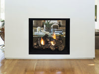 Superior DRT63ST 40" See-Through Power-Vent Direct Vent Gas Fireplace - Model DRT63ST-B-PV