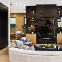Empire Boulevard 36 vent-free linear, living room