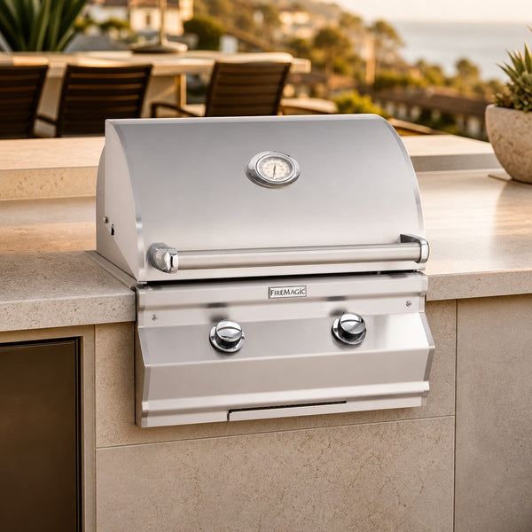 Fire Magic Choice C430i 24-Inch Built-In Gas Grill with Analog Thermometer — lifestyle
