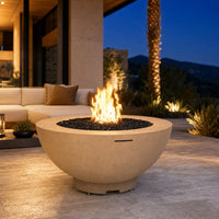 American Fyre Designs 48" Round Fire Bowl — lifestyle