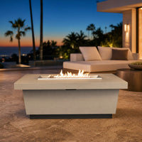 American Fyre Designs Contempo LP Select 52" Rectangular Gas Fire Table — lifestyle