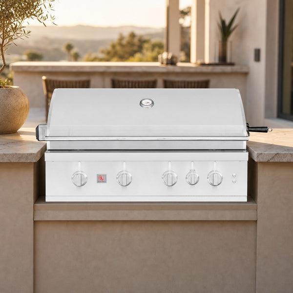 Summerset TRL Pro 40-Inch 4-Burner Built-In Gas Grill — lifestyle