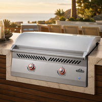 Napoleon Built-In 700 Series 32-Inch Gas Griddle - Stainless Steel — lifestyle