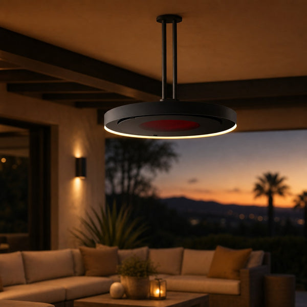 Bromic Eclipse Smart-Heat Electric Pendant Heater 2900W with Twin Pole — lifestyle