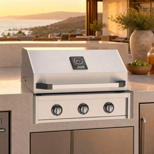 American Outdoor Grill 30" T-Series 3-Burner Built-In Gas Grill — lifestyle