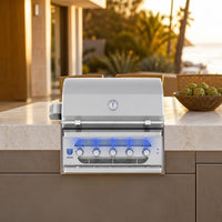 American Made Grills Muscle 36" Built-In Hybrid Grill — lifestyle