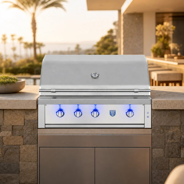American Made Grills Estate 42-Inch Built-In Gas Grill — lifestyle