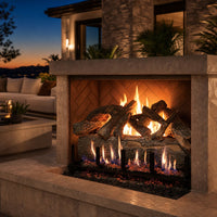 Grand Canyon Jumbo 48" Arizona Weathered Oak Vented Gas Log Set - 15 Piece — lifestyle