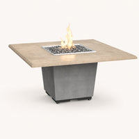 American Fyre Designs Cosmopolitan 60" Square Dining Firetable — studio