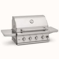 MHP WNK4 Gas Grill Head with SearMagic Grids & Folding Shelves — studio