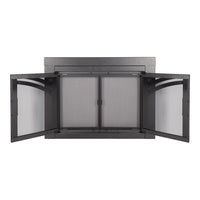 Alexander Natural Iron Masonry Fireplace Door | Standard Sizes - ExceptionalFire