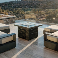 American Fyre Designs Voro 36" Square Gas Fire Table