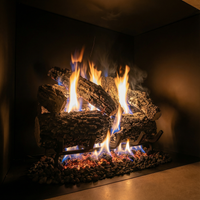 Design Specialties Arlington Ash 18-Inch Vented Gas Log Set, 45,000 BTU