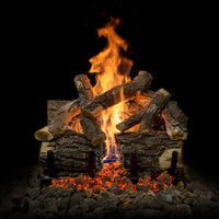 18" AZ Weathered Oak Charred Outdoor Gas Log Set | Grand Canyon