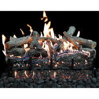 24" Glowfire Arizona Weathered Oak Charred Gas Log Set | Grand Canyon
