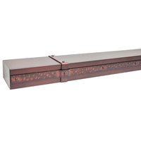 Custom Aged Iron Floating Mantel Shelf Non-Combustible | Stoll Industries