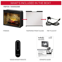 Revillusion Built-in 30" Electric Firebox - Model RBF30-FG