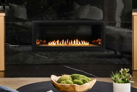 Empire Boulevard 36" Vent-Free Linear Gas Fireplace — additional view. AI-assisted visualization; shown fronts, liners, media and surroundings may be optional.