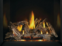 Napoleon Elevation X 42" Direct Vent Gas Fireplace — additional view. AI-assisted visualization; shown fronts, liners, media and surroundings may be optional.
