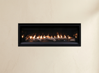 Superior DRL2000 55" Linear Direct Vent Gas Fireplace - Model DRL2055 — additional view. AI-assisted visualization; shown fronts, liners, media and surroundings may be optional.