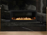 Empire Boulevard 36" Vent-Free Linear Gas Fireplace — room setting. AI-assisted visualization; shown fronts, liners, media and surroundings may be optional.