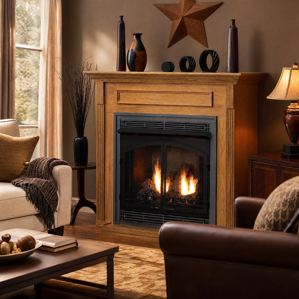 Empire Breckenridge Select 32" Vent-Free Gas Firebox - Model VFS32FB — lifestyle