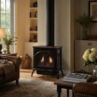 Empire Compact Cast Iron 20" Direct Vent Gas Stove - Model DVP20CC — lifestyle
