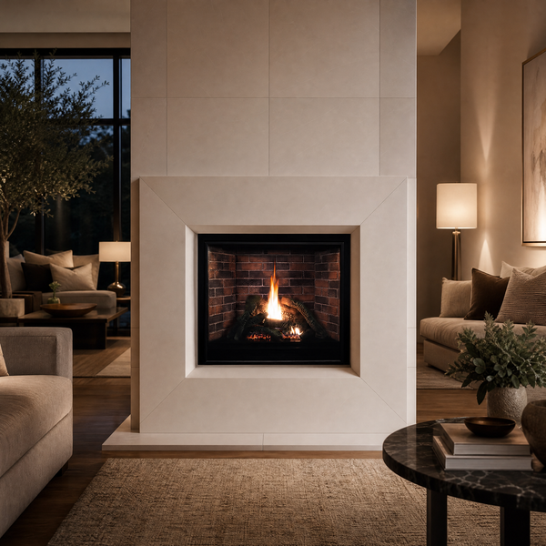 Empire Tahoe Clean-Face Premium 32" Direct Vent Gas Fireplace — lifestyle