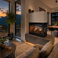 Empire Vail Premium 36" Vent-Free Gas Fireplace — lifestyle