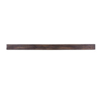 Flat Sawn Non-Combustible Concrete Mantel Shelf Maduro Finish - ExceptionalFire
