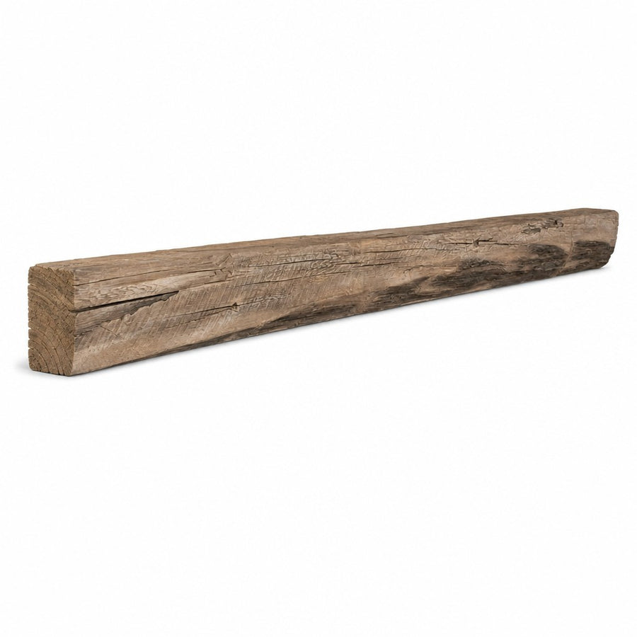 Cabin Pine concrete mantel in Pale Honey