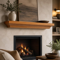 Woodford Wood Mantel Shelf Kit Honey Oak