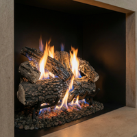 Design Specialties Arlington Ash 18-Inch Vented Gas Log Set, 45,000 BTU