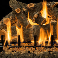 24" Arizona Weathered Oak Outdoor Gas Log Set | Grand Canyon