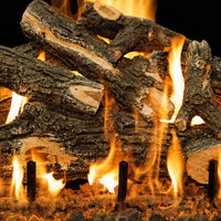 30" Arizona Weathered Oak Outdoor Gas Log Set | Grand Canyon