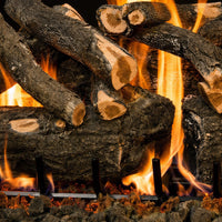 42" AZ Weathered Oak Charred Outdoor Gas Log Set | Grand Canyon