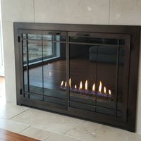 Carolina Window Pane - Masonry & Prefab Fireplace Glass Doors | Custom