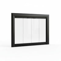 Bungalow - Masonry Fireplace Glass Door Masonry | Custom
