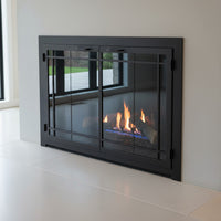 Carolina Window Pane - Masonry & Prefab Fireplace Glass Doors | Custom