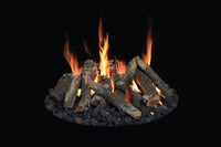 Grand Canyon 24" Round Flat Stack Fire Pit Burner Kit - Electronic Ignition, Propane