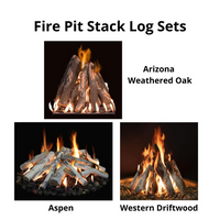 Grand Canyon 36" Round Tall Stack Outdoor Fire Pit Burner Kit - Electronic Ignition, Propane