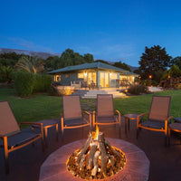 Grand Canyon 48" Tee-Pee Stack Outdoor Fire Pit Burner Kit - WBECS Electronic Ignition