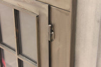 Industrial - Arch Masonry Steel Fireplace Glass Doors - ExceptionalFire