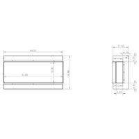 Landscape Pro Multi 44-Inch Three-Sided Electric Fireplace - Model LPM-4416 - ExceptionalFire