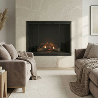 Stiletto Cutback Ultra Thin Fireplace Glass Doors | Modern & Elegant Design | Custom